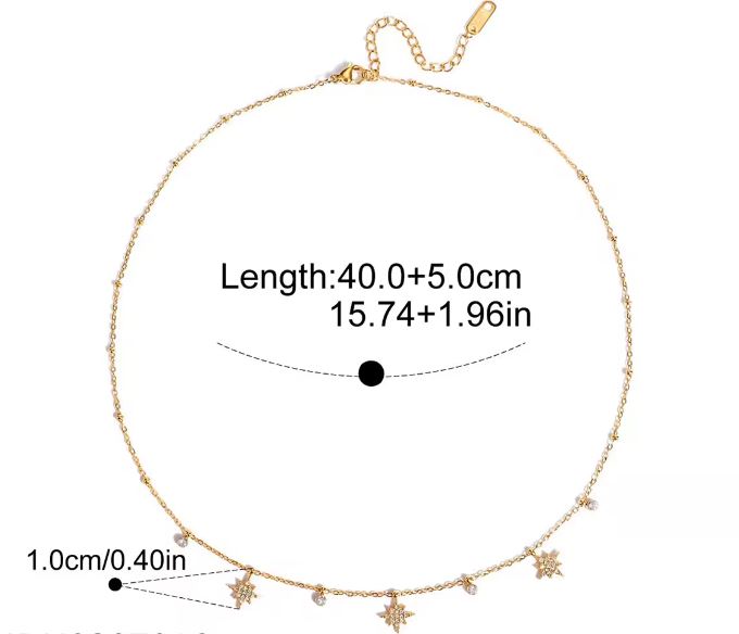 18K Gold Stainless Steel Rhinestone Cross Crystal Cup Small Pendant Clip Bead Chain Necklaces
