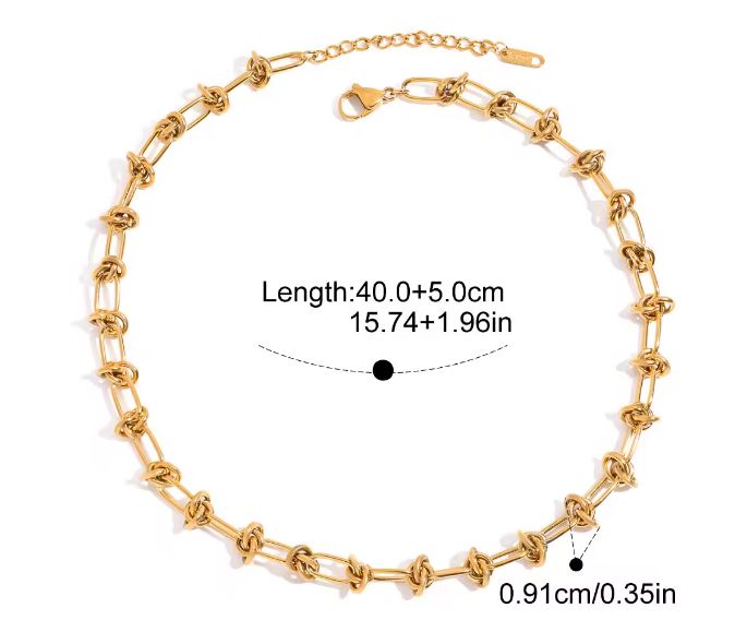 Ball Bead Twist Chain