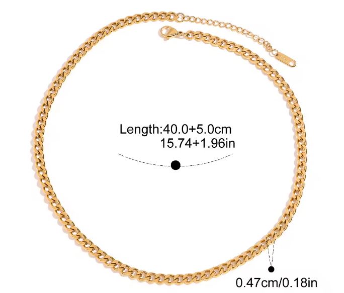8K Gold Plated Pendant Classic, Two Tone X Cross, Link Chain