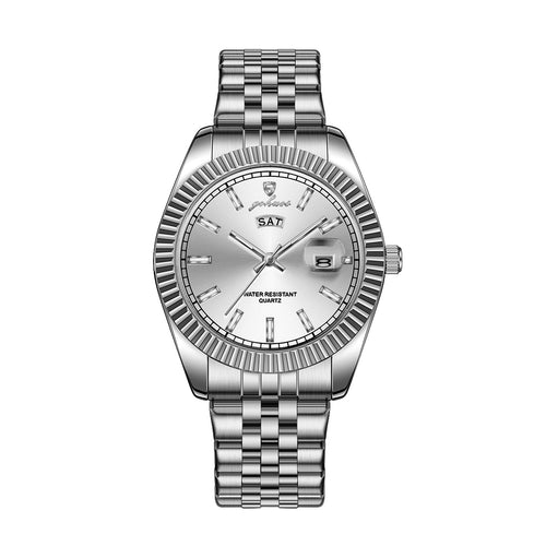 Load image 1 in gallery view. Quartz Men Watch 30M Waterproof Stainless Steel