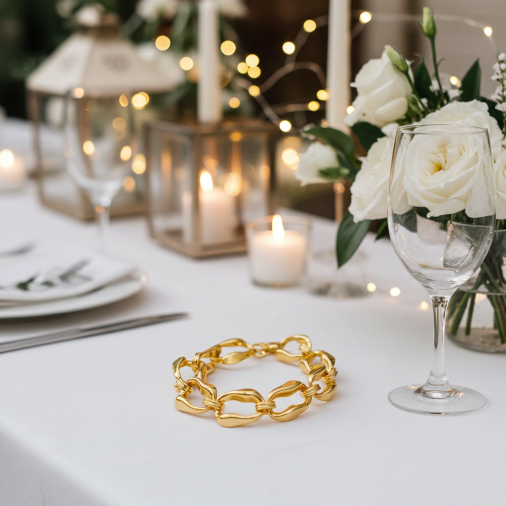 18K Gold Plated Fashion Chain Bracelet