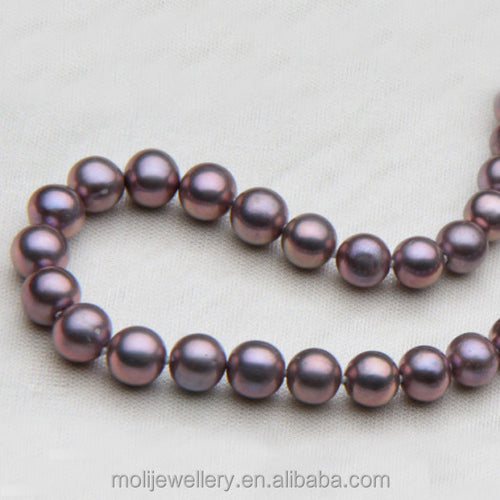 Load image 1 in gallery view. Silver Shell Pearl Choker Necklace 10mm For Women Children