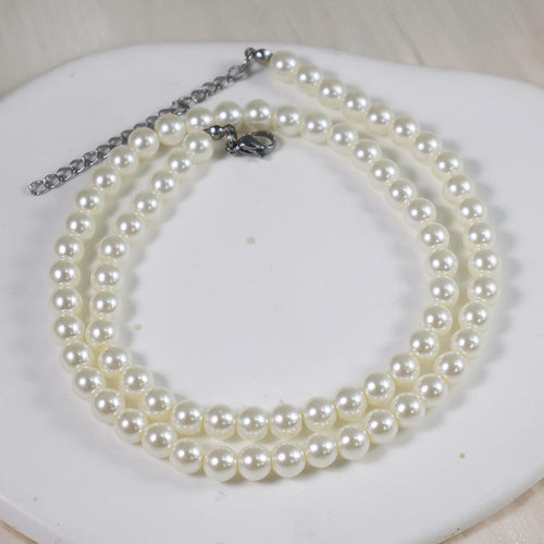 Load image 1 in gallery view. 18K Gold Plated Baroque Pearl Fashion Necklace