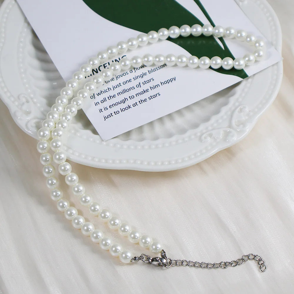 18K Gold Plated Baroque Pearl Fashion Necklace