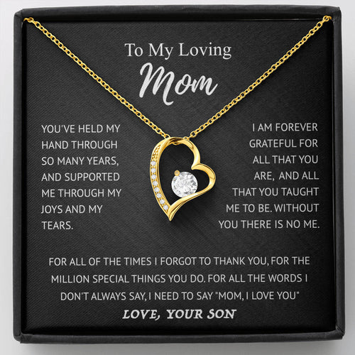 Load image 1 in gallery view. Minimalist 14K Gold Plated Diamond Necklace Love Heart Pendant
