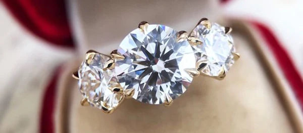 3A Zircon Rings Platinum Plated