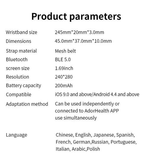 Load image 1 in gallery view. Smart Silver Silicone Strap Watches Fitness IP67 Waterproof Heart Rate Blood Pressure Monitor for Men Teen Kids