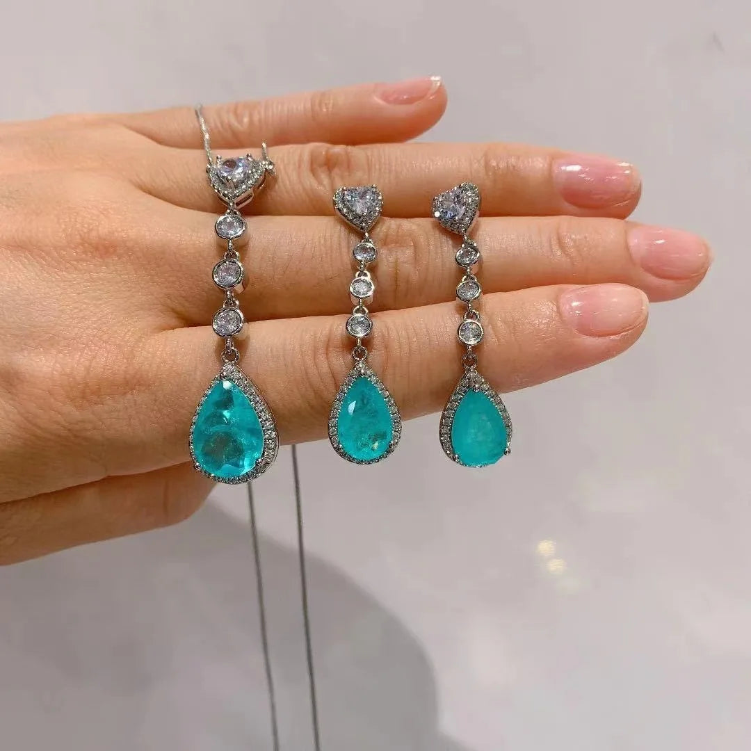 Drop Shape Shine Jewelry Earring for Women