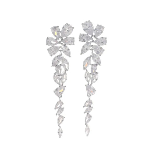 Load image 1 in gallery view. Long Earrings Exquisite Personality Simple Luxury Versatile Temperament Women's Earrings