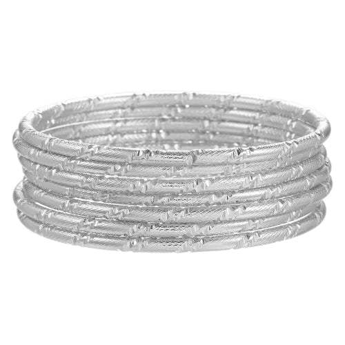 18k Gold Plated Bangles Ethnic Western Region Ancient Style Jewelry for Women