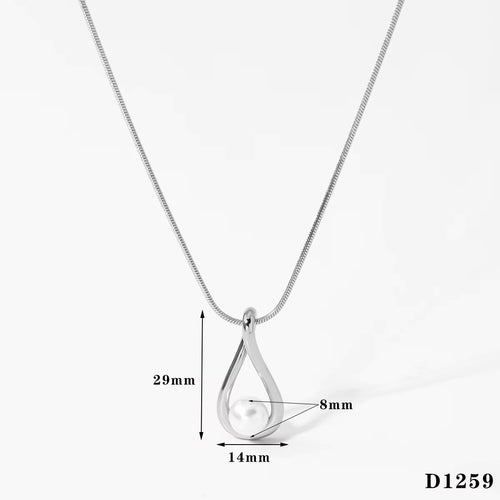 Load image 1 in gallery view. Gold Plated Waterproof Hip Hop Twist Chain Pendant Fashion Necklace