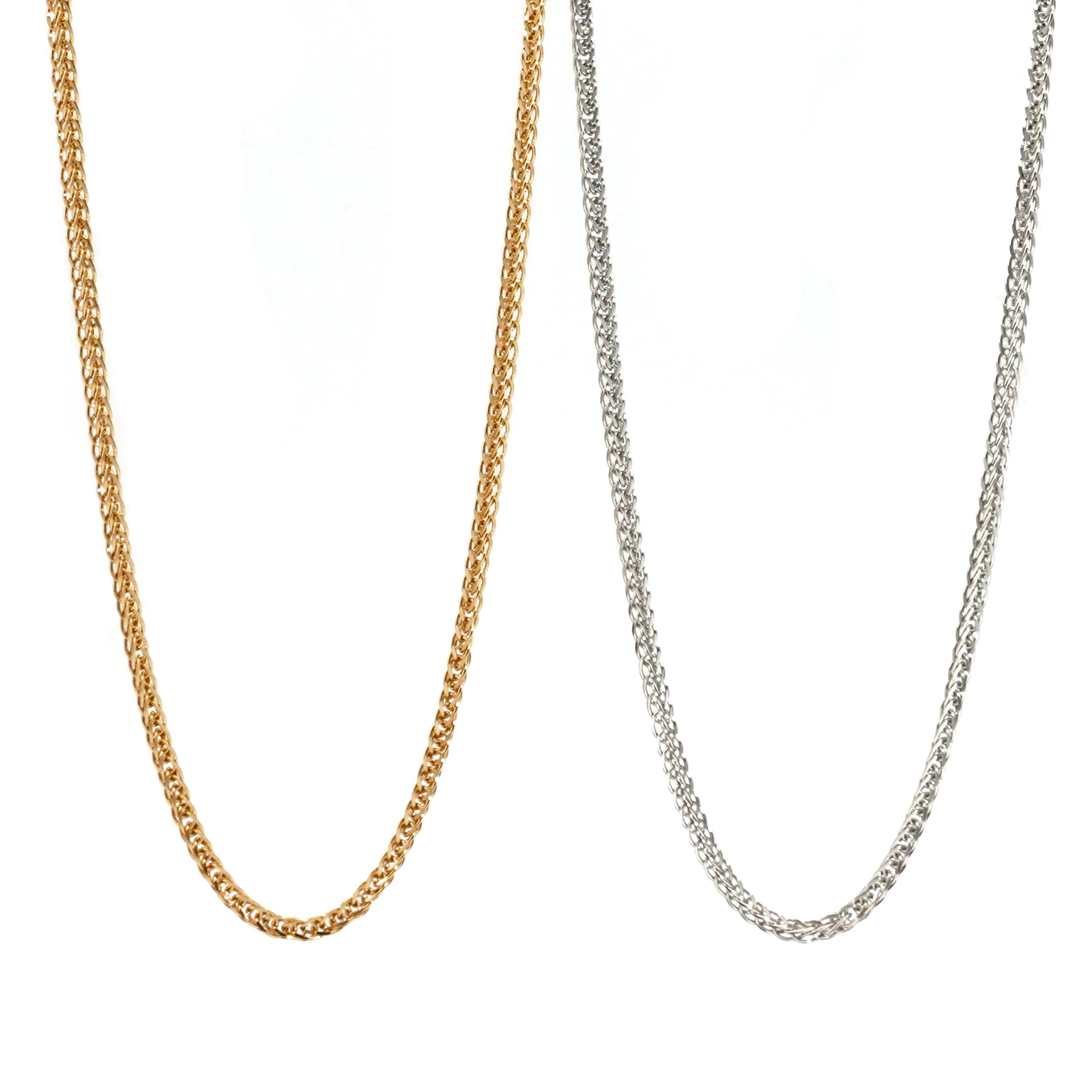 Gold Plating Clioro Stainless Steel Trendy Strand Style Necklace for women