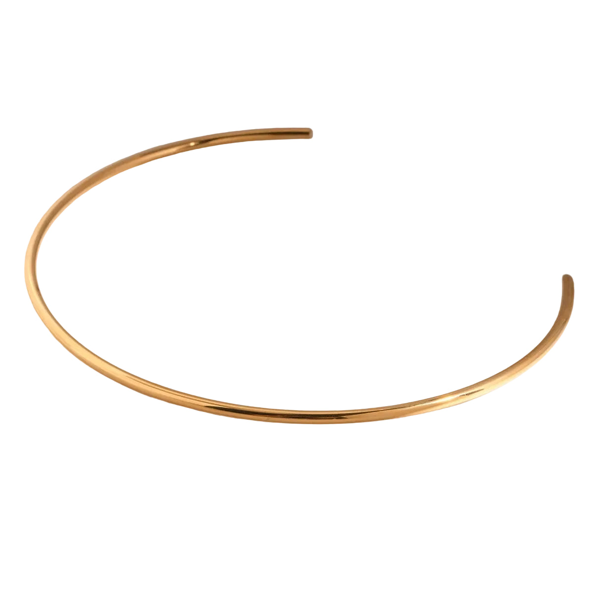Choker Necklace Stacking 3mm Smooth Collar Neck Choker