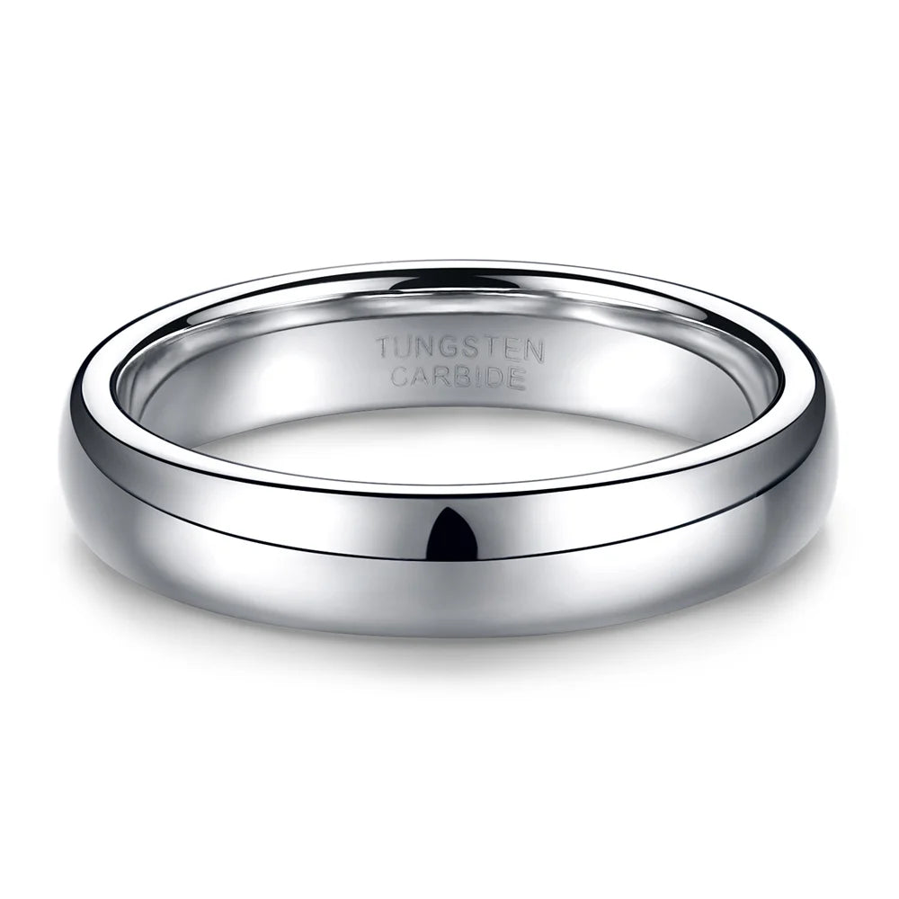 Silver Tungsten Custom Women Engagement Bands