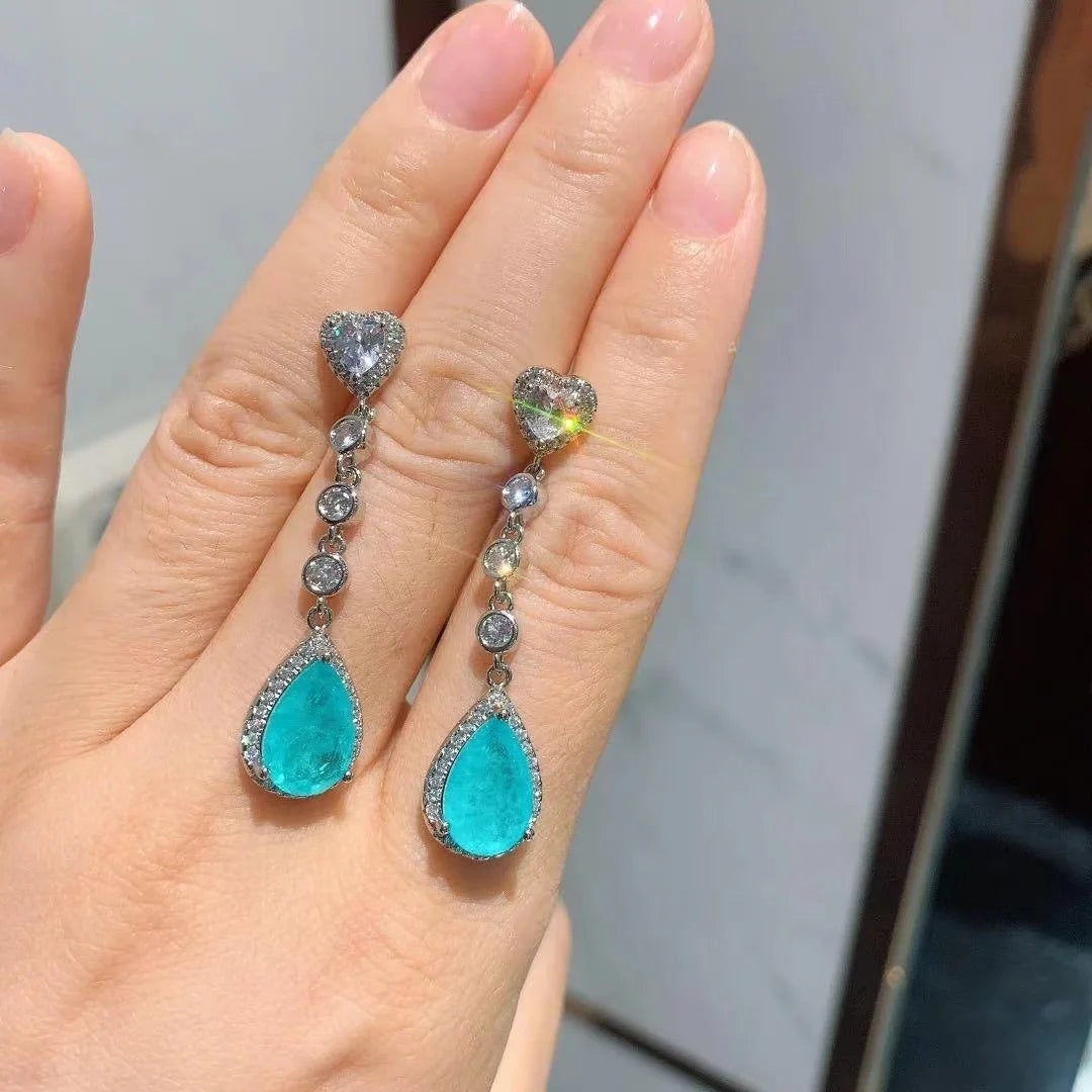 Drop Shape Shine Jewelry Earring for Women