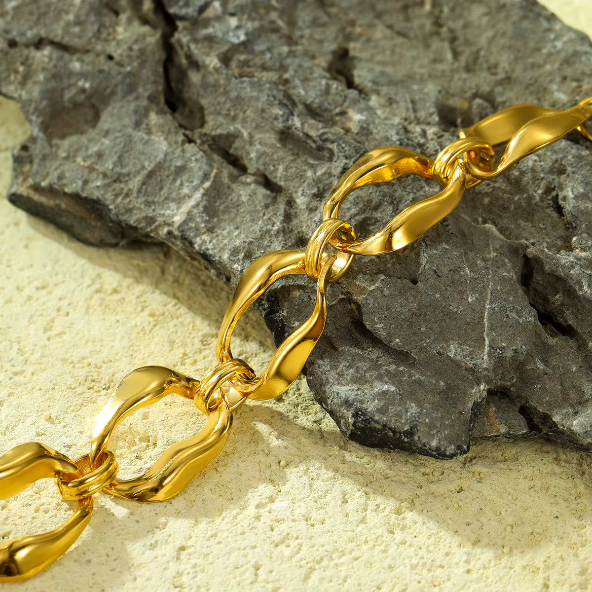 18K Gold Plated Fashion Chain Bracelet