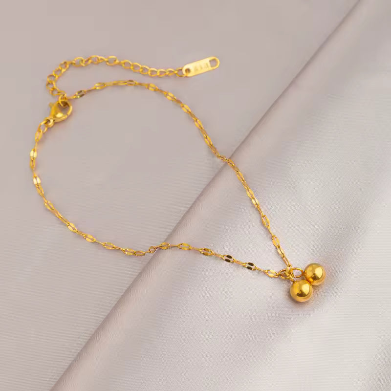18K Titanium High End Foot Chain Charming Multi Style Retro Collection