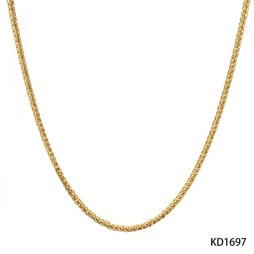 Load image 1 in gallery view. Gold Plating Clioro Stainless Steel Trendy Strand Style Necklace for women