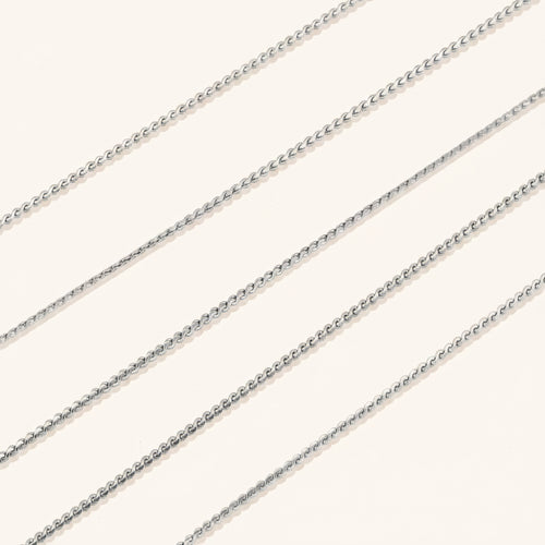 Load image 1 in gallery view. Silver Plated  Waterproof  Chain  Necklace Fashion Jewelry