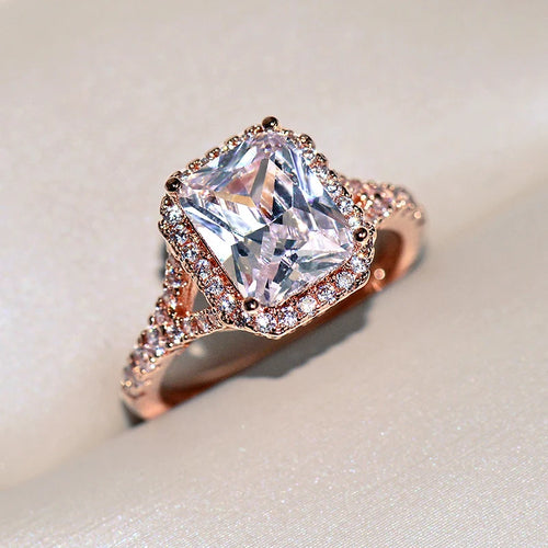 Load image 1 in gallery view. High Quality Rose Gold Woman Ring