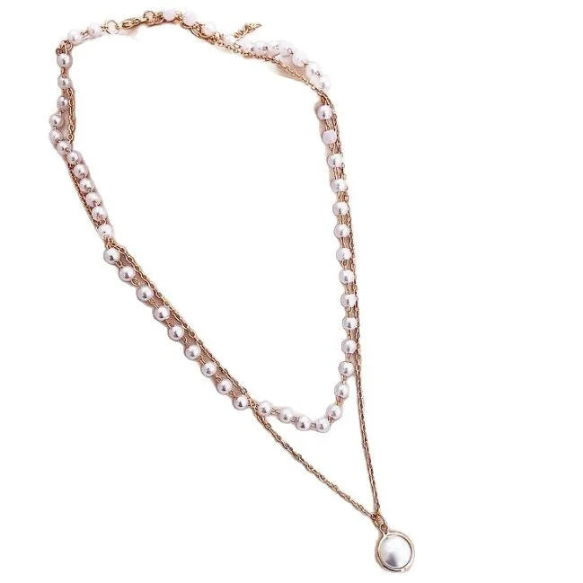 Luxury Exaggerated Large French Collarbone Pearl Necklace