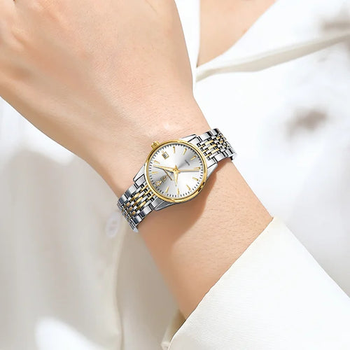 Load image 1 in gallery view. Quartz Women Watch Stainless Steel Waterproof