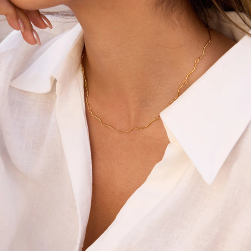 Load image 1 in gallery view. 18K Gold Plated Stainless Steel Chain Minimalist Classic Chain