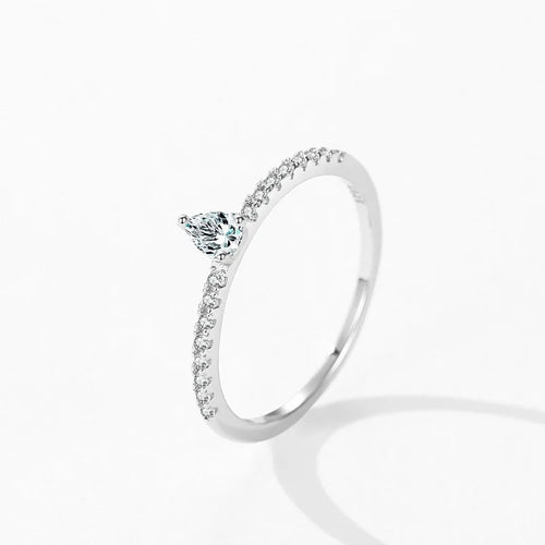 Load image 1 in gallery view. 925 Sterling Silver Rings for Women with Zircon for Wedding Engagement Party