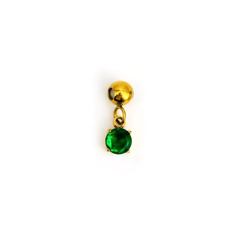 Zodiac Signs Shinny Birthstone for all Months Crystal Pendant for Kid and Woman