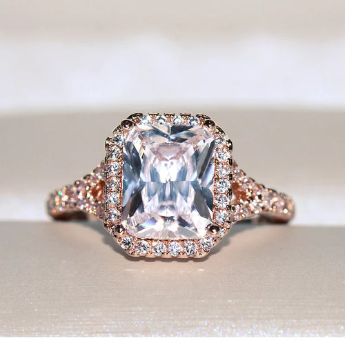 Load image 1 in gallery view. High Quality Rose Gold Woman Ring