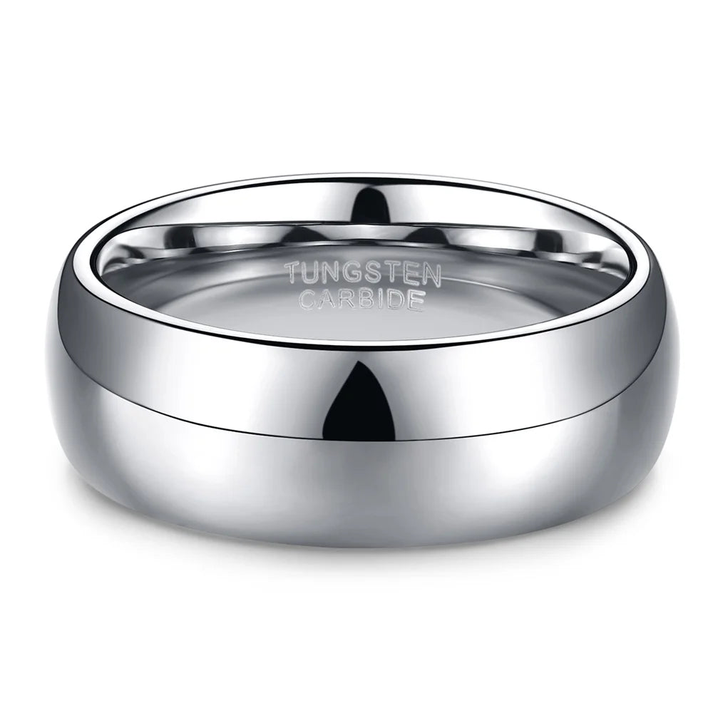 Silver Tungsten Custom Women Engagement Bands