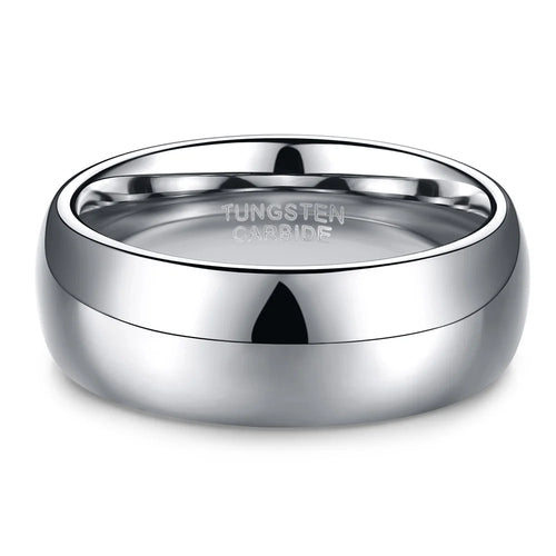 Load image 1 in gallery view. Silver Tungsten Custom Women Engagement Bands