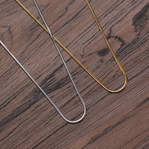 Load image 1 in gallery view. Men's Women's Stainless Steel Snake Chain