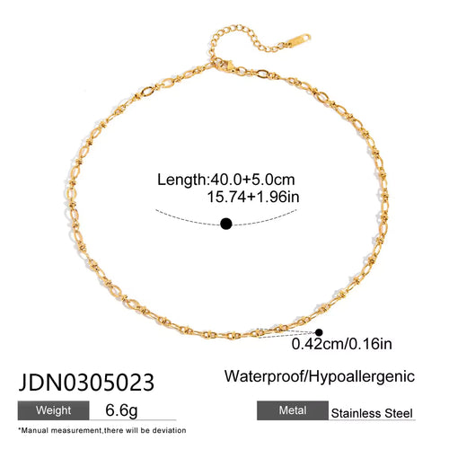 Load image 1 in gallery view. 18K Gold Plated Necklace Classic Four-leaf Clover Bead Zircon