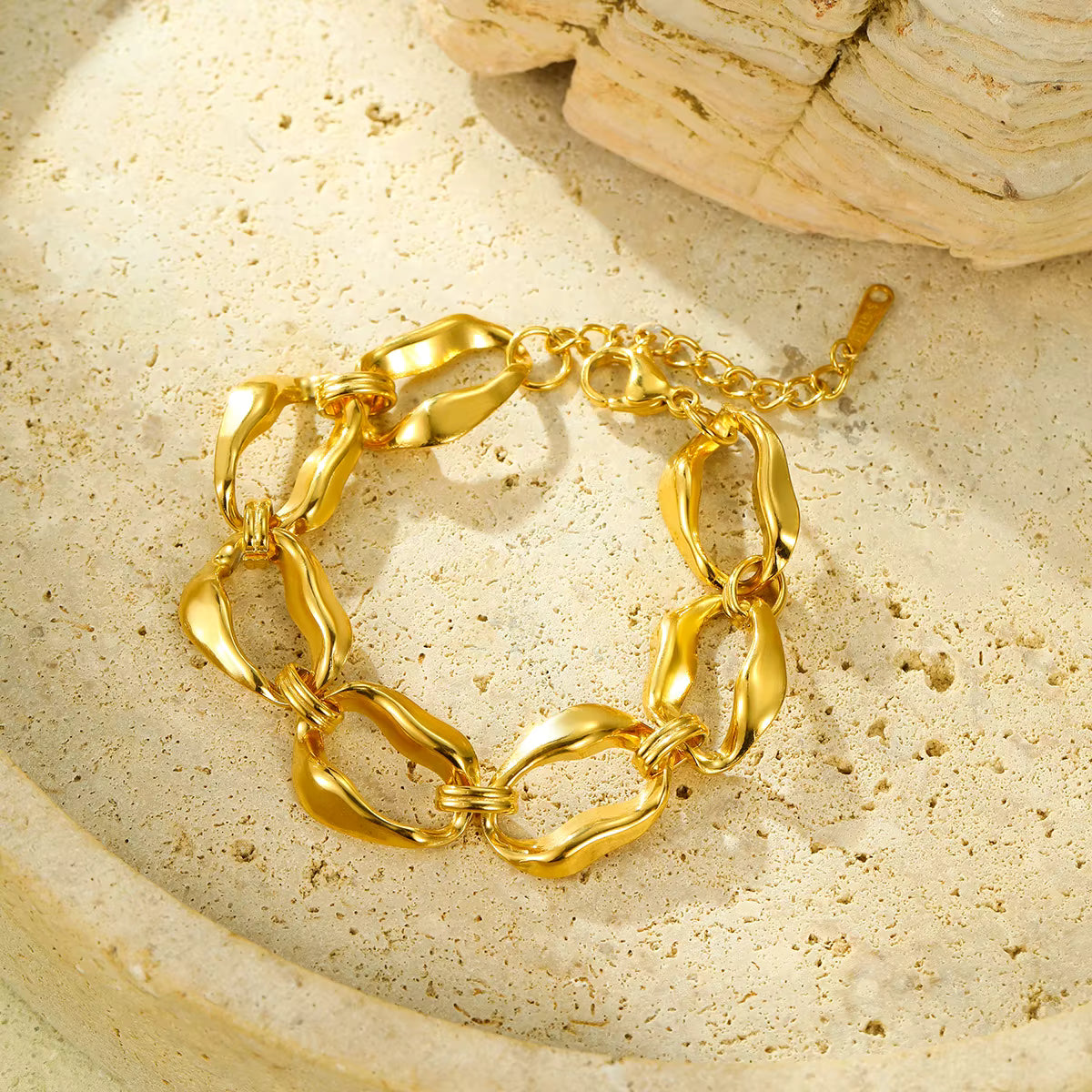 18K Gold Plated Fashion Chain Bracelet