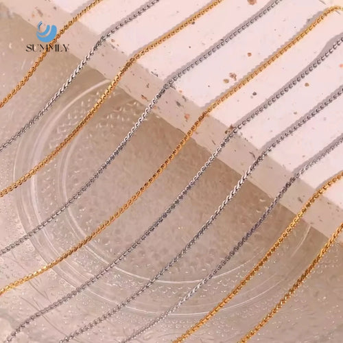 Load image 1 in gallery view. Silver Plated  Waterproof  Chain  Necklace Fashion Jewelry