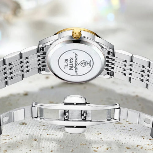 Load image 1 in gallery view. Quartz Women Watch Stainless Steel Waterproof