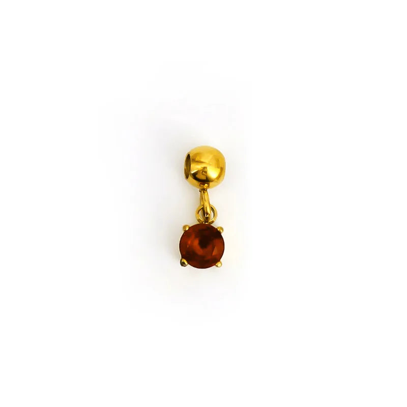 Zodiac Signs Shinny Birthstone for all Months Crystal Pendant for Kid and Woman