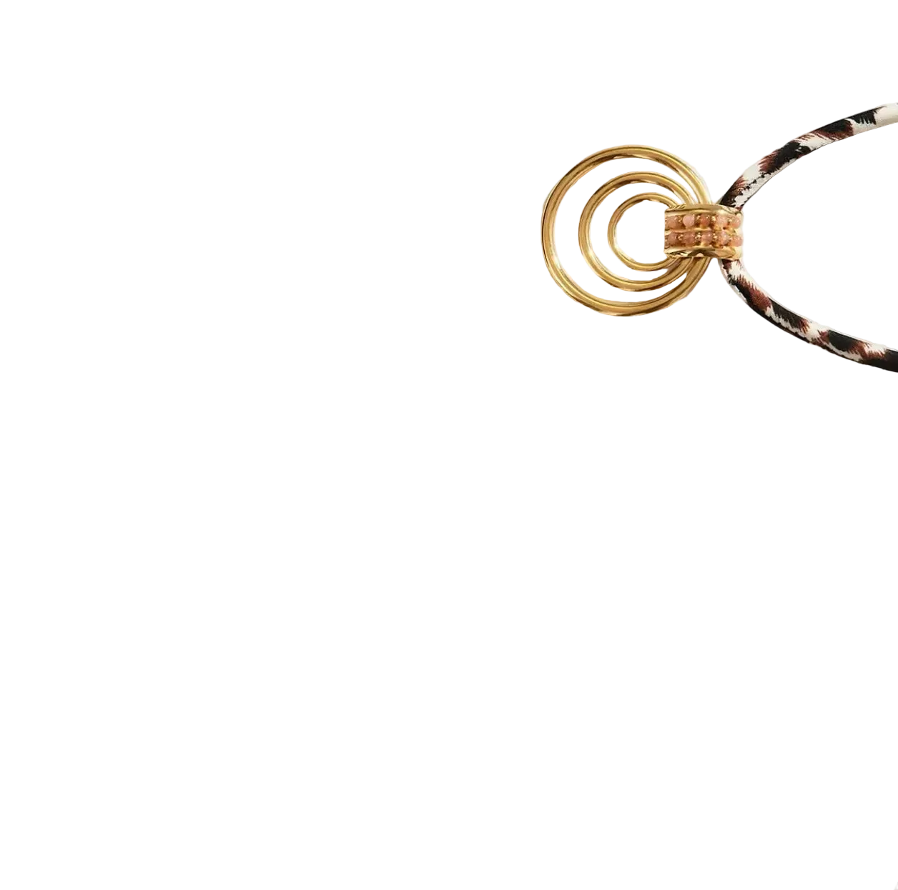 Gold Plated Waxed Cord Spiral Circle Pendant Pearl Star Shape Necklace for Anniversaries Party