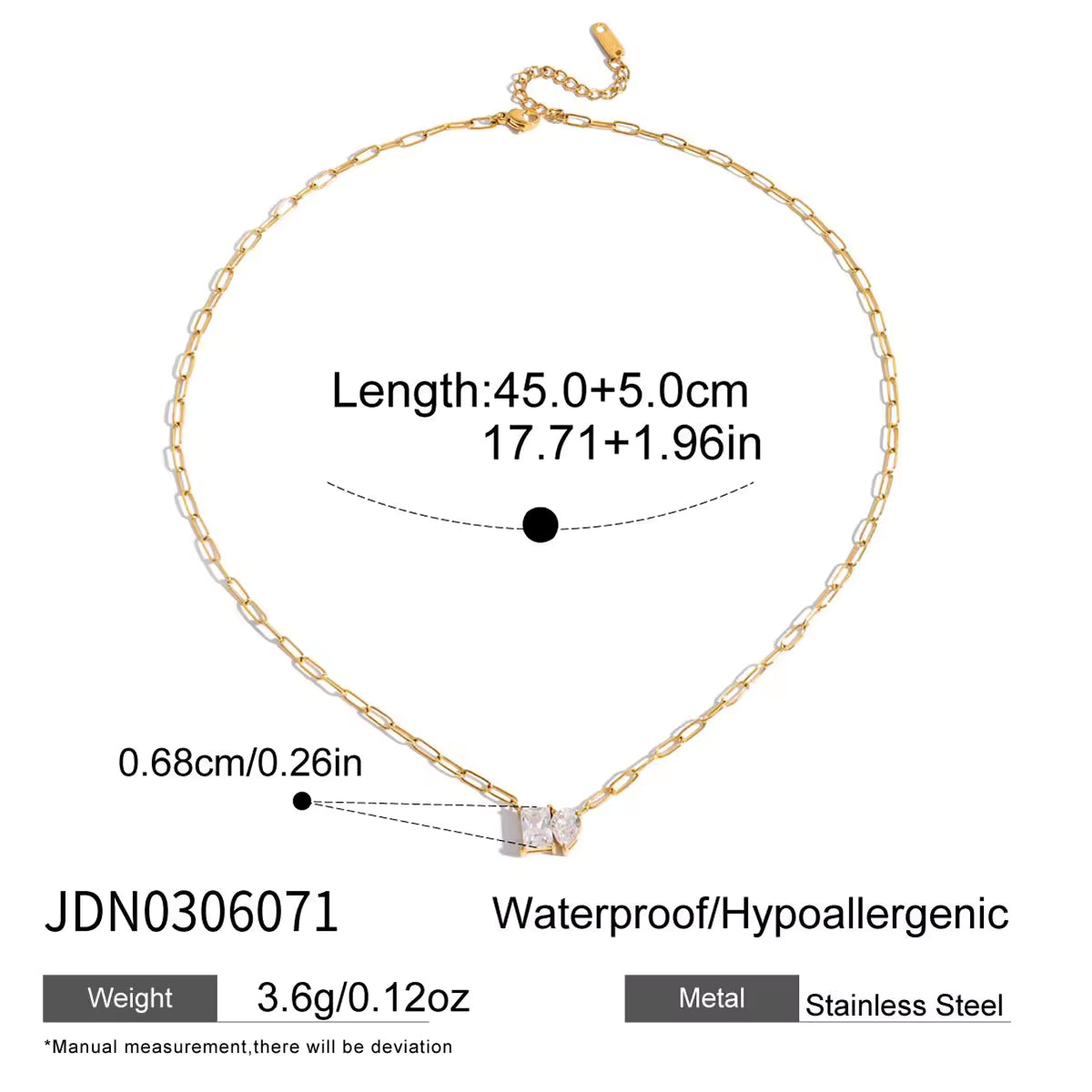18K Gold Plated Multi Shape White Zircon Bracelet Embellish Bracelet