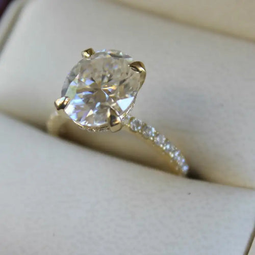 Load image 1 in gallery view. Gold Plated Contemporary Oval Design Ring