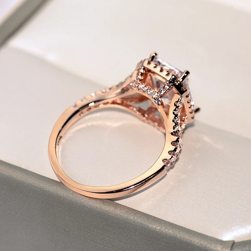 High Quality Rose Gold Woman Ring