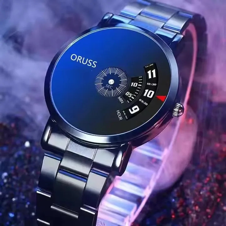 ORUSS 862 Waterproof Luxury Quartz Watch Black dial Stainless Steel Men’s Wristwatch (Copy) (Copy)