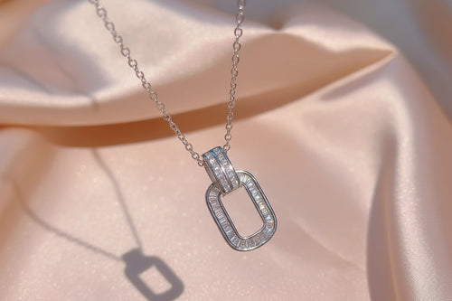 Load image 1 in gallery view. 3 pcs Elegant Geometric Zircon Jewelry Set