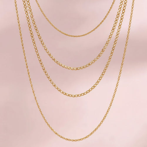 Load image 1 in gallery view. Silver Plated  Waterproof  Chain  Necklace Fashion Jewelry