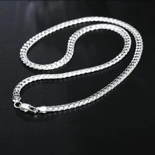 Load image 1 in gallery view. Sideways Necklace for Women and Men Link Chain