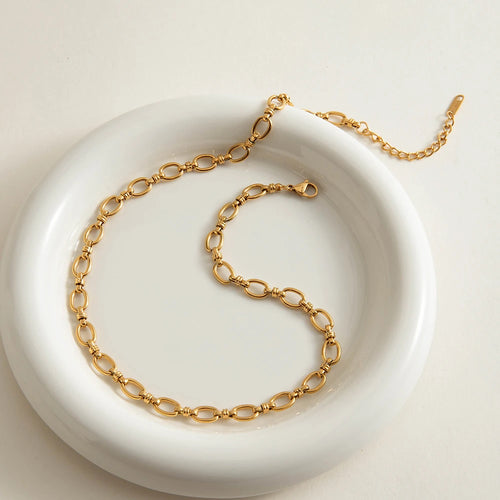 Load image 1 in gallery view. Zircon Moon Butterfly Leaf Bow Pearl Necklace