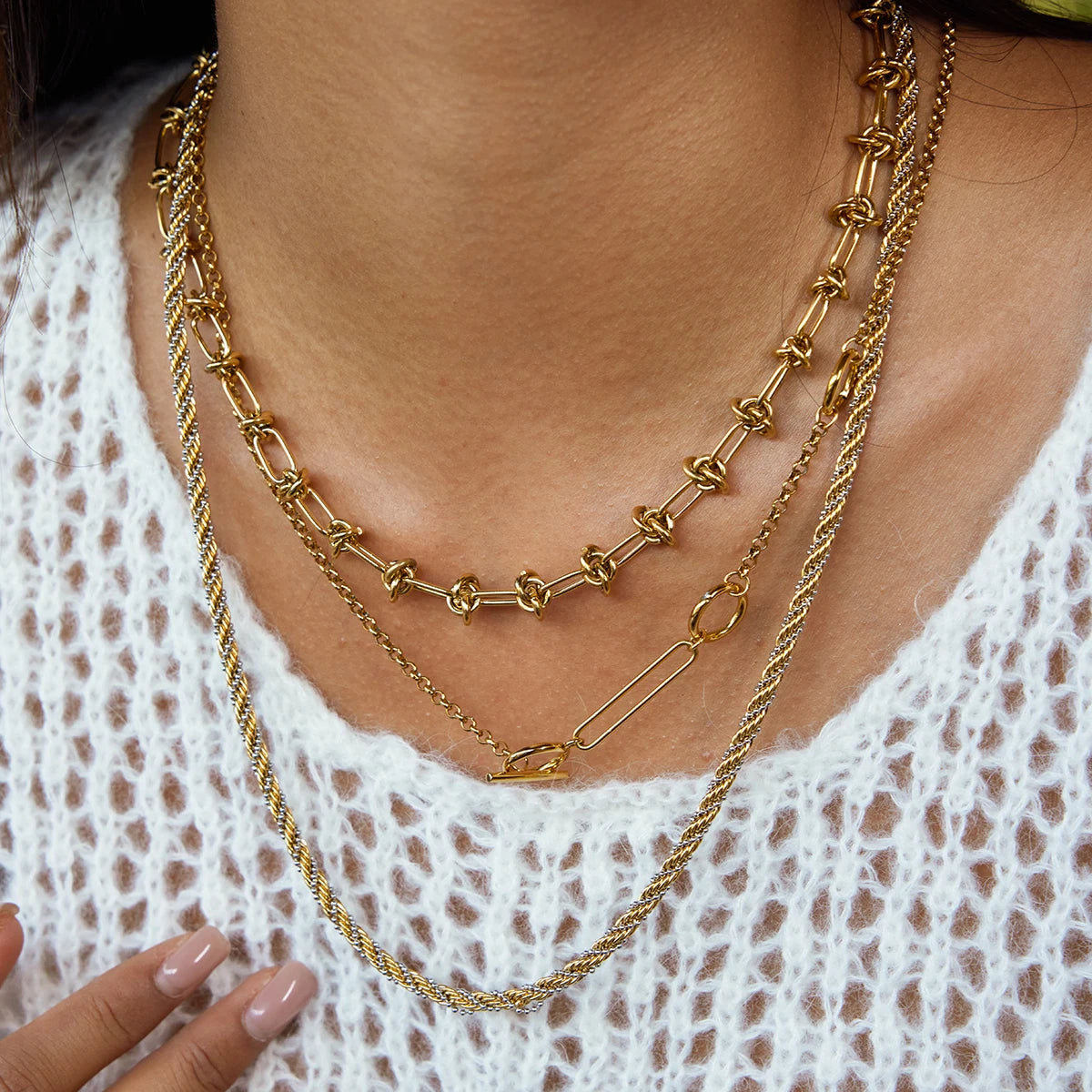 Ball Bead Twist Chain