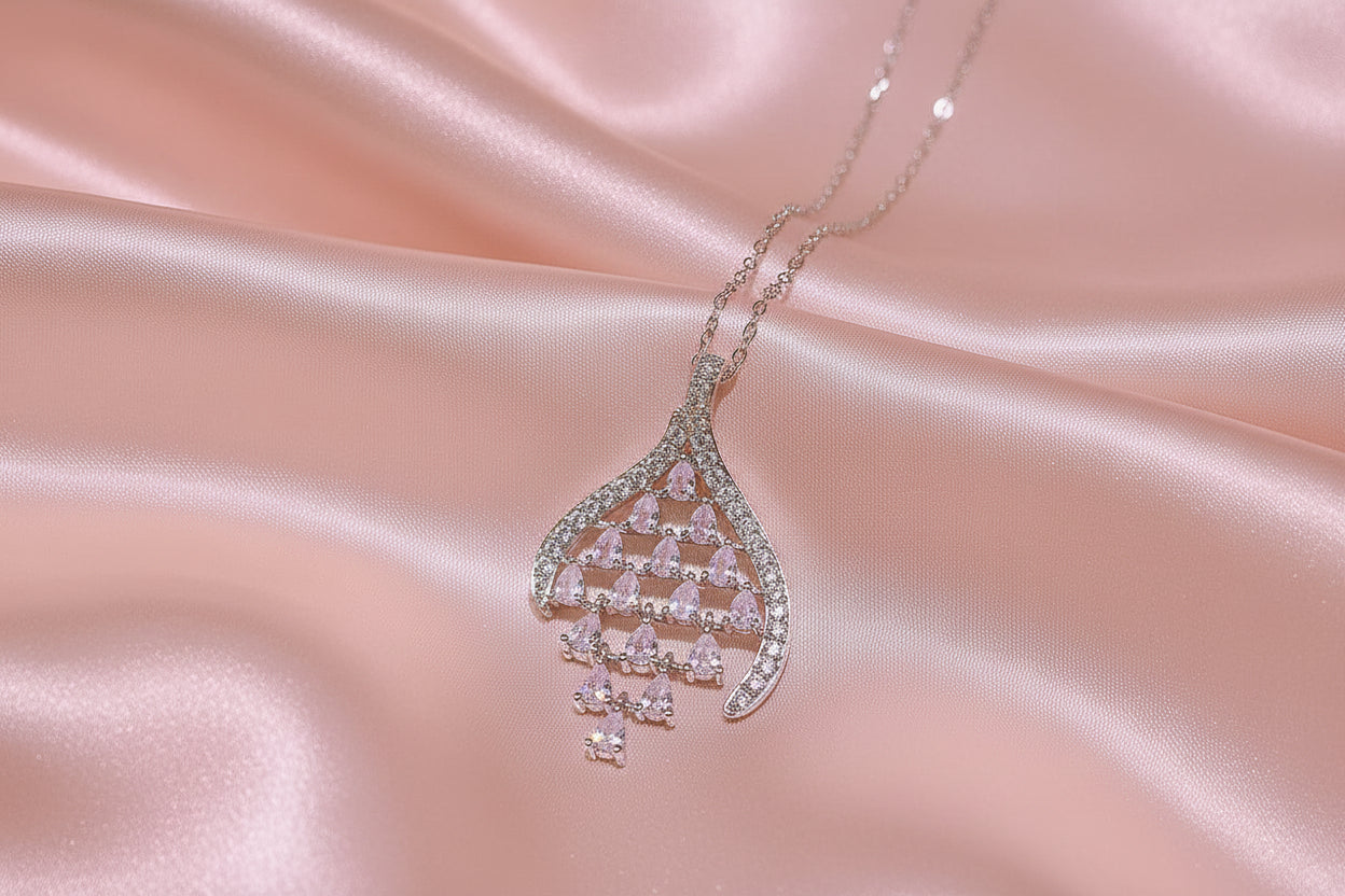 Luxury Zircon Stones Jewelry Set Trendy Chain