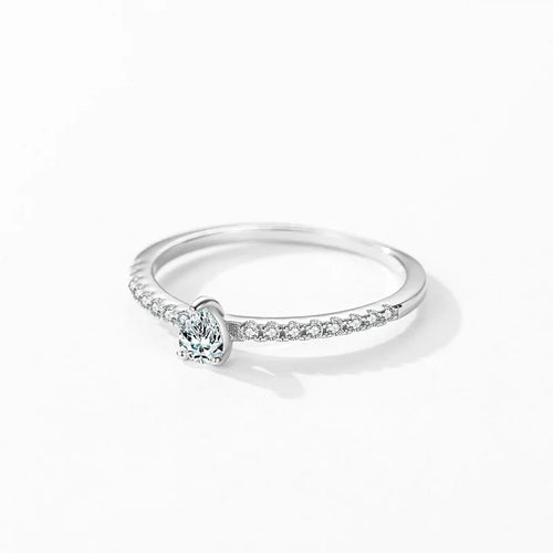 Load image 1 in gallery view. 925 Sterling Silver Rings for Women with Zircon for Wedding Engagement Party